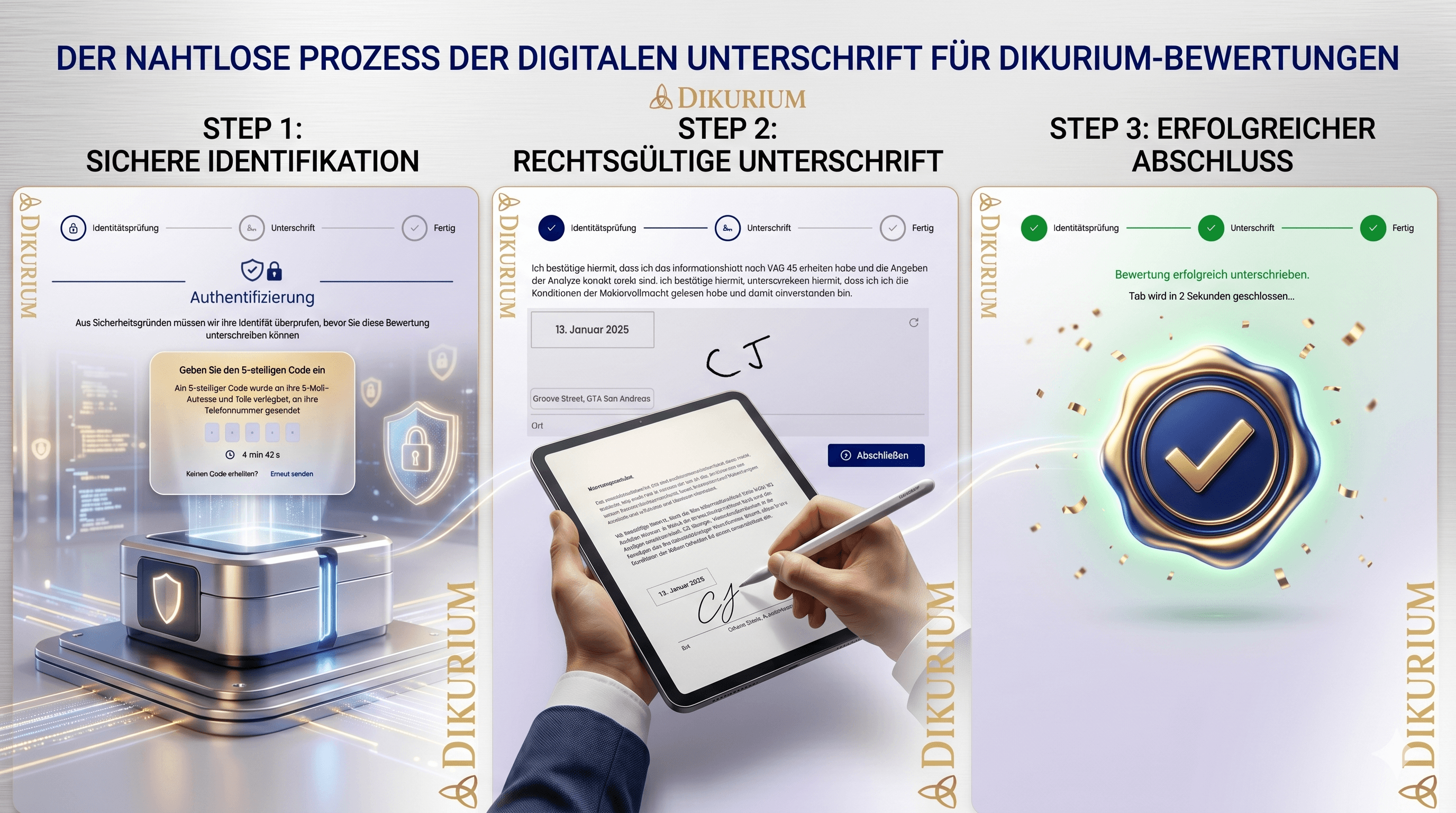 Finly Signature Process